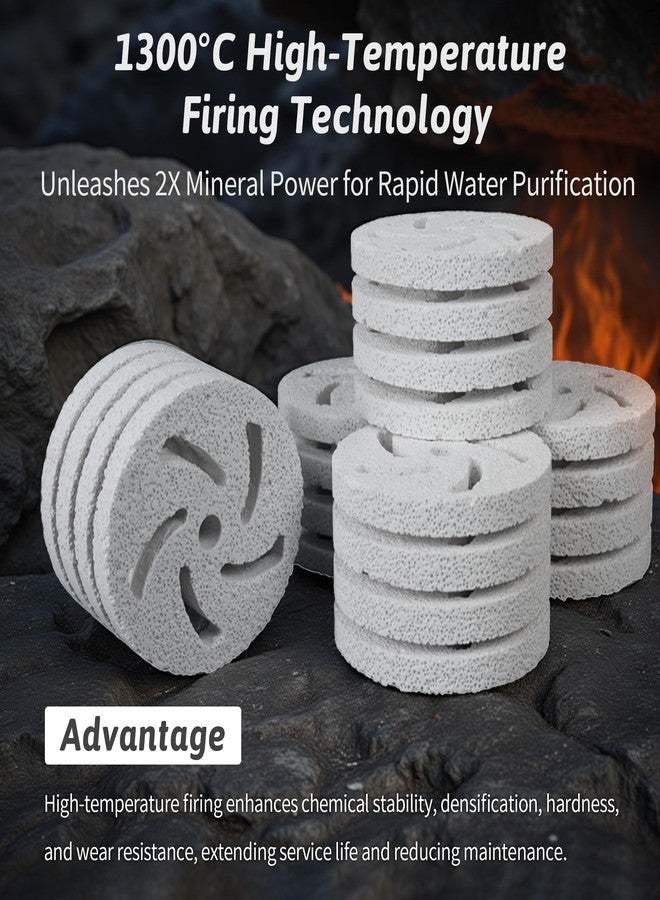 UPETTOOLS Ceramic Bio Media Blocks - Decorative & Functional Aquarium & Koi Pond Filter Media for Biological Filtration（12pcs） - Image 5
